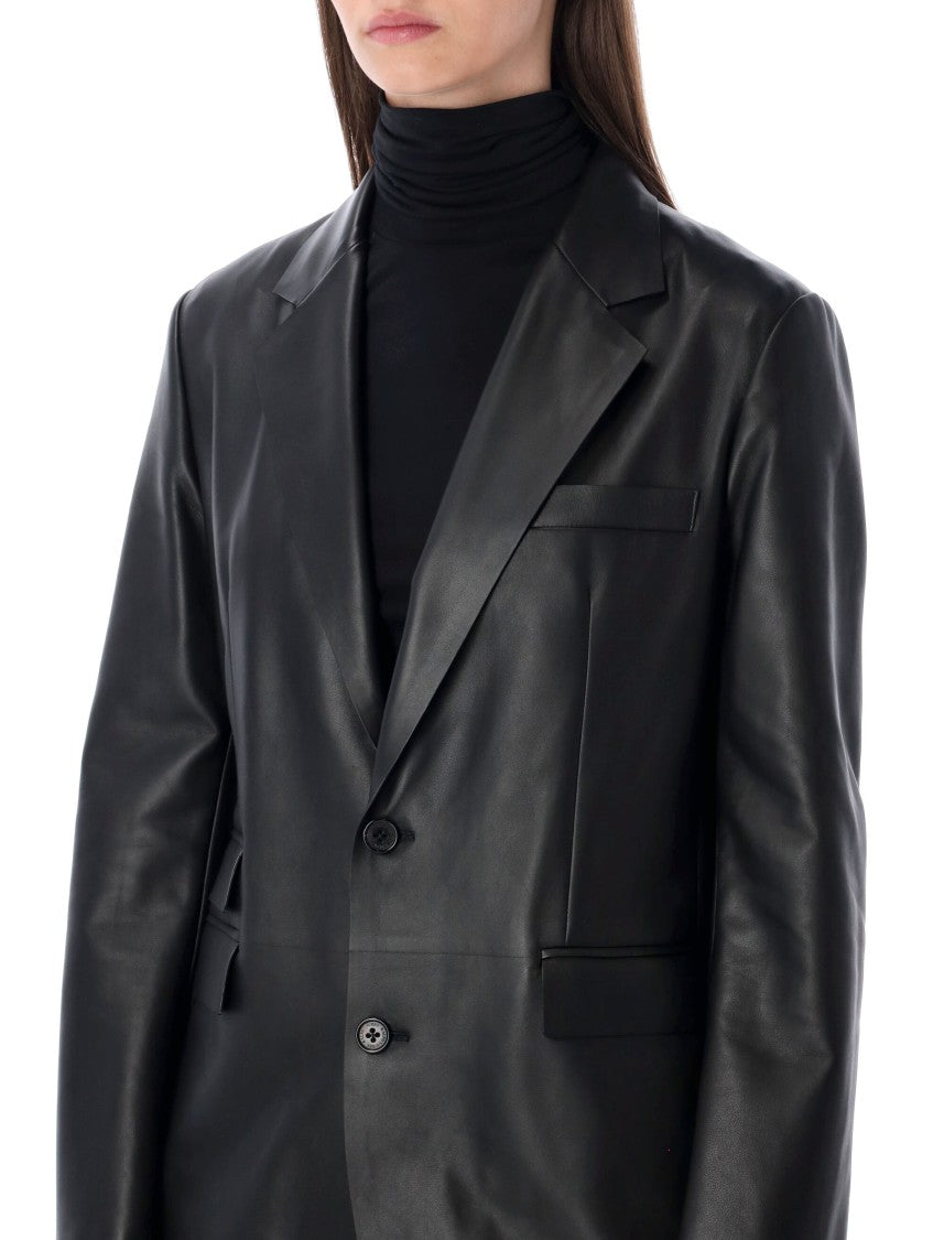 Polo Ralph Lauren Slim Fit Lambskin Leather Blazer