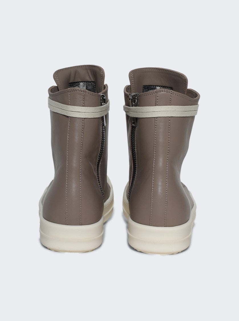 Rick Owens Hollywood High Top Sneakers Flesh And Milk