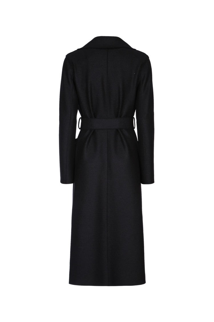 Harris Wharf London Women Long Maxi Coat Pressed Wool