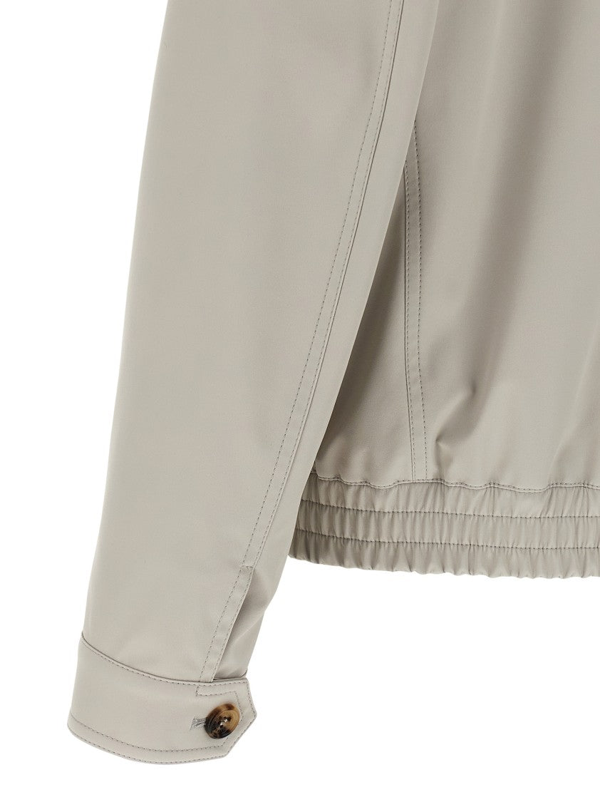 Brunello Cucinelli Nylon Bomber Jacket