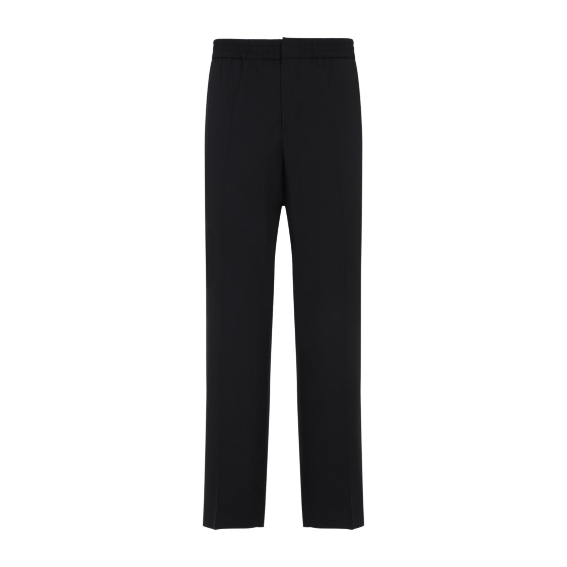 Ami Tailored Black Trousers With Elastic Waistband