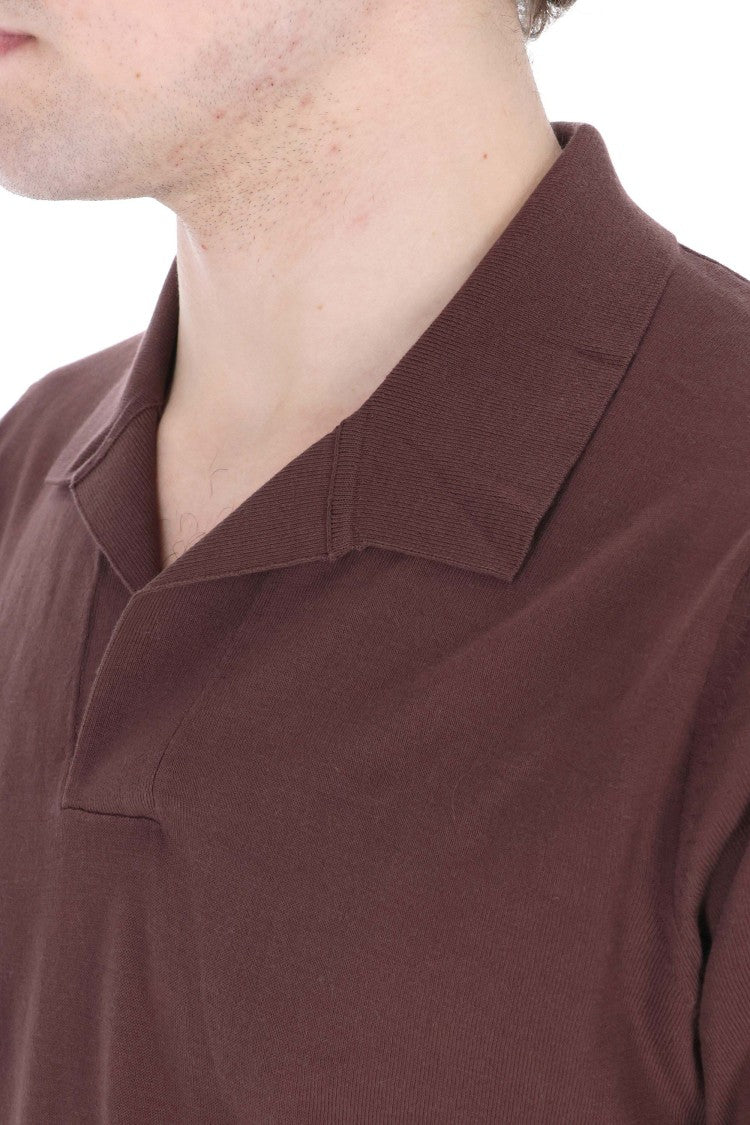 Ballantyne Fine Cotton Open Collar Polo