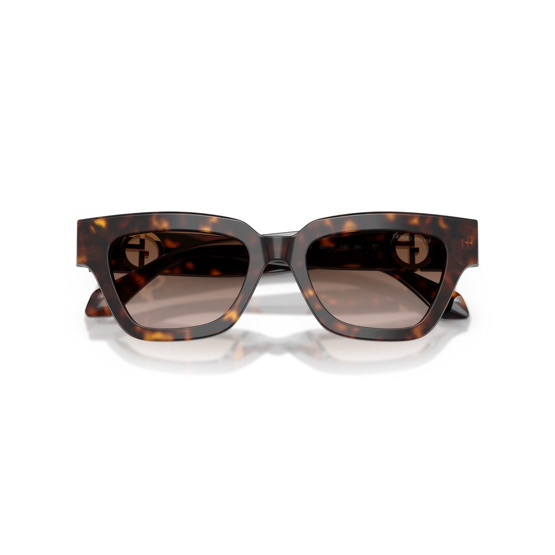 Giorgio Armani 0Ar8246u Bold Angular Sunglasses With Tortoiseshell Acetate Frame