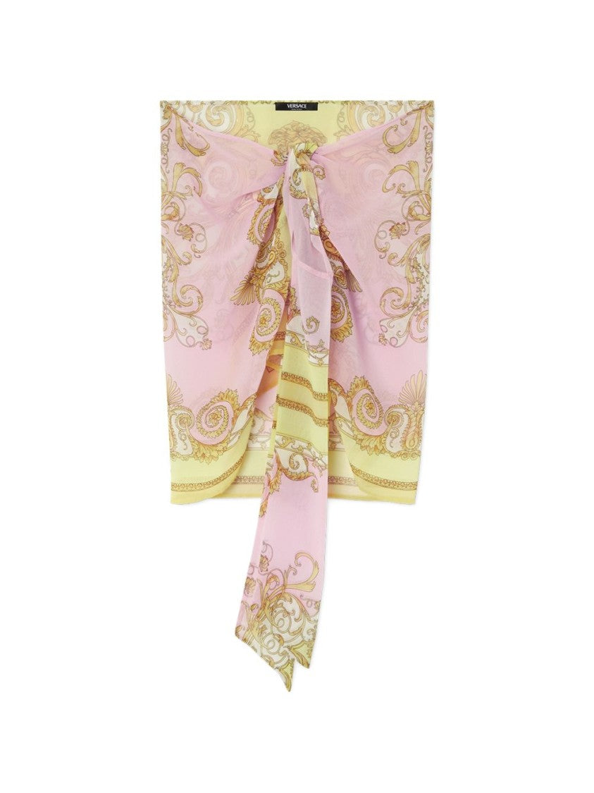 Versace Baroque Print Sheer Scarf