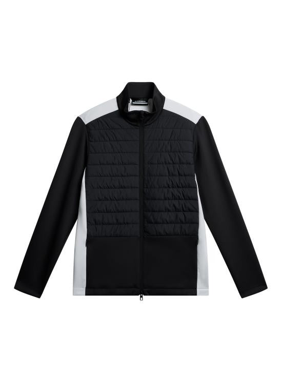 J Lindeberg Quilted Front Panel Jacket With Contrasting Sides