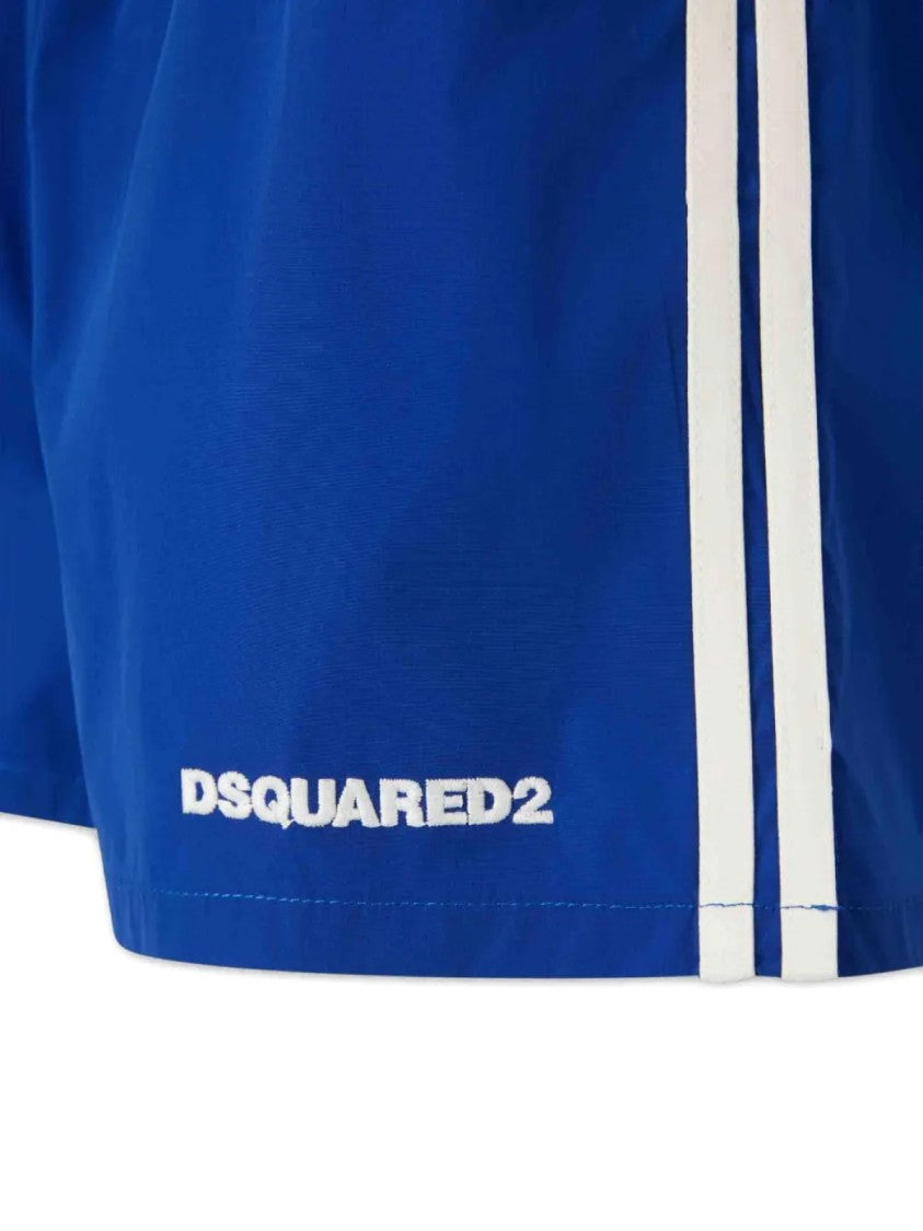 Dsquared2 Logo Boxer Midi Swim Shorts