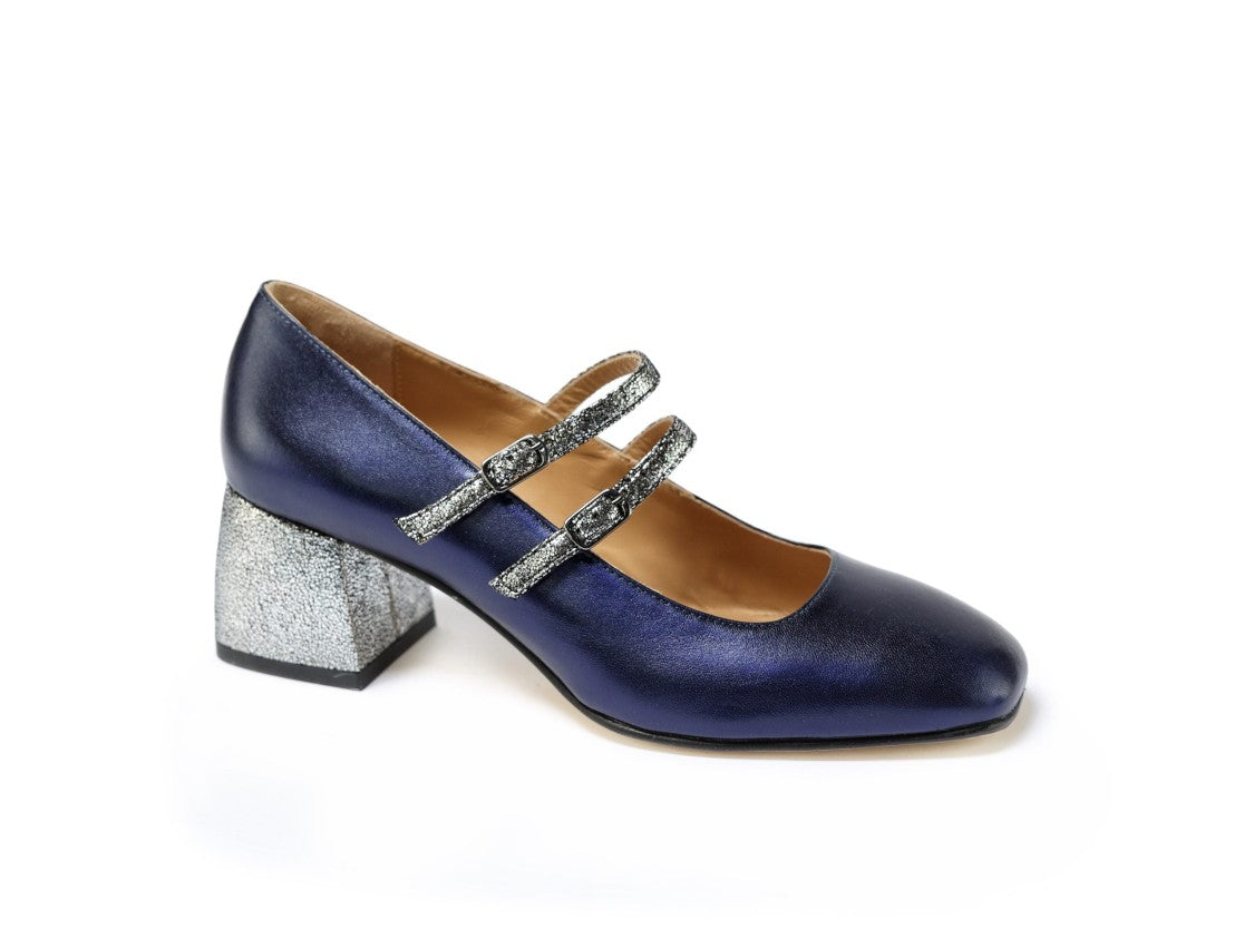Ton Gout Décolleté Gita Blu Pumps Shiny Laminate