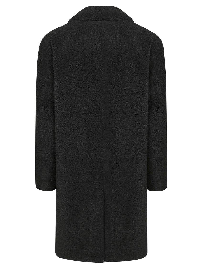 Herno Single-Breasted Teddy Coat