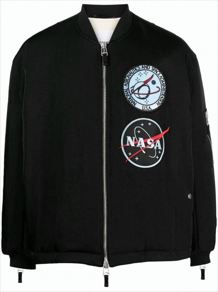 Oamc Bomber Jacket With Nasa Patches