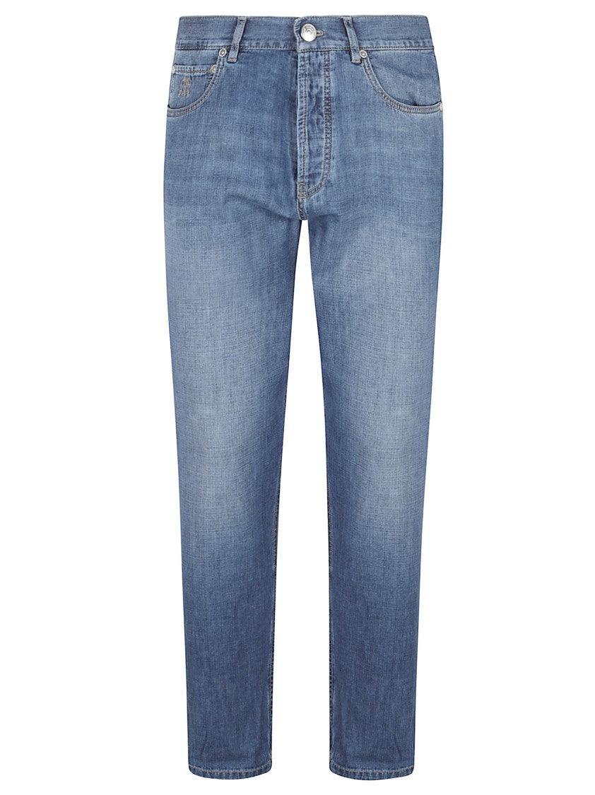 Brunello Cucinelli Straight-Leg Denim Jeans