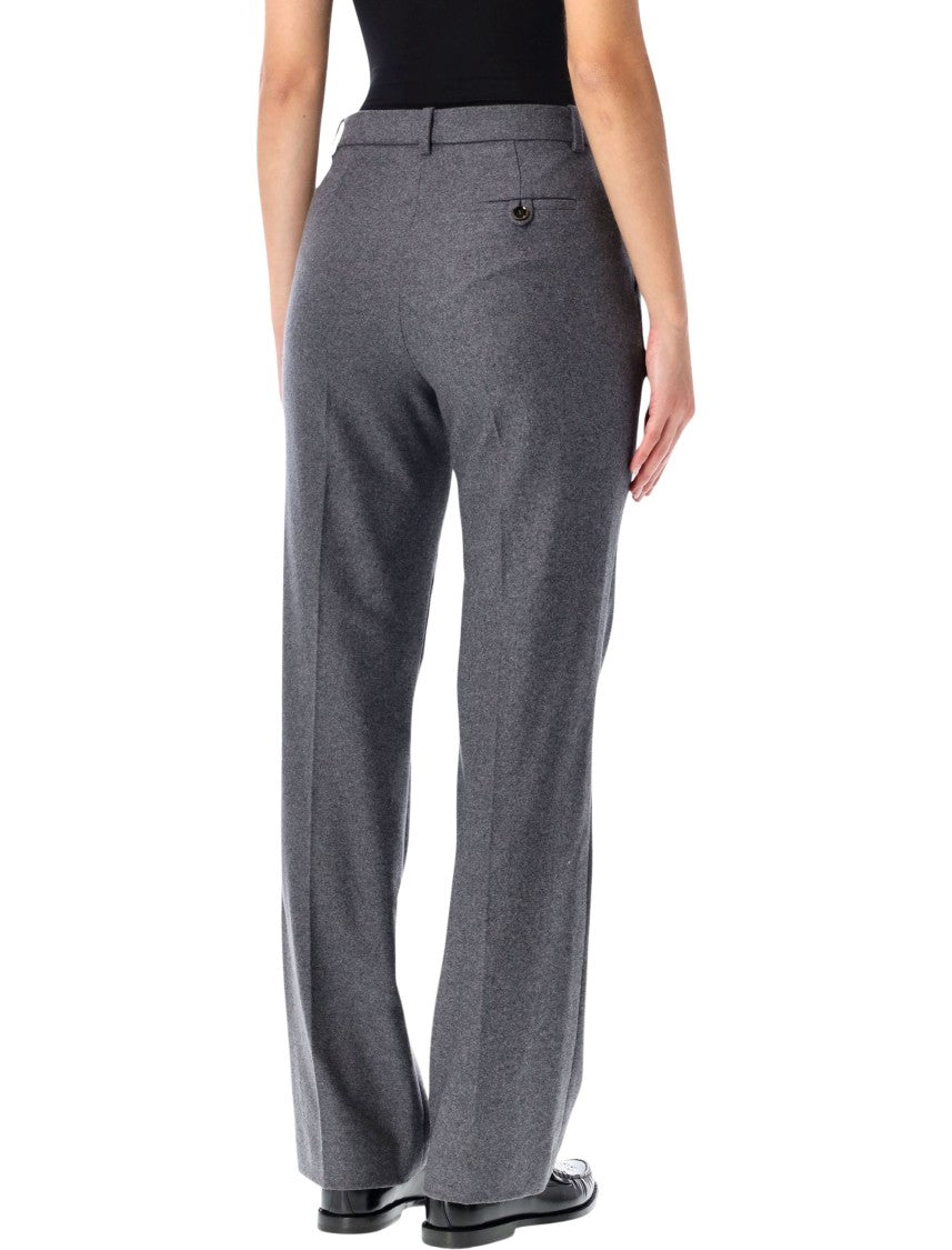 The Garment Mitch Pants In Grey Melange Wool