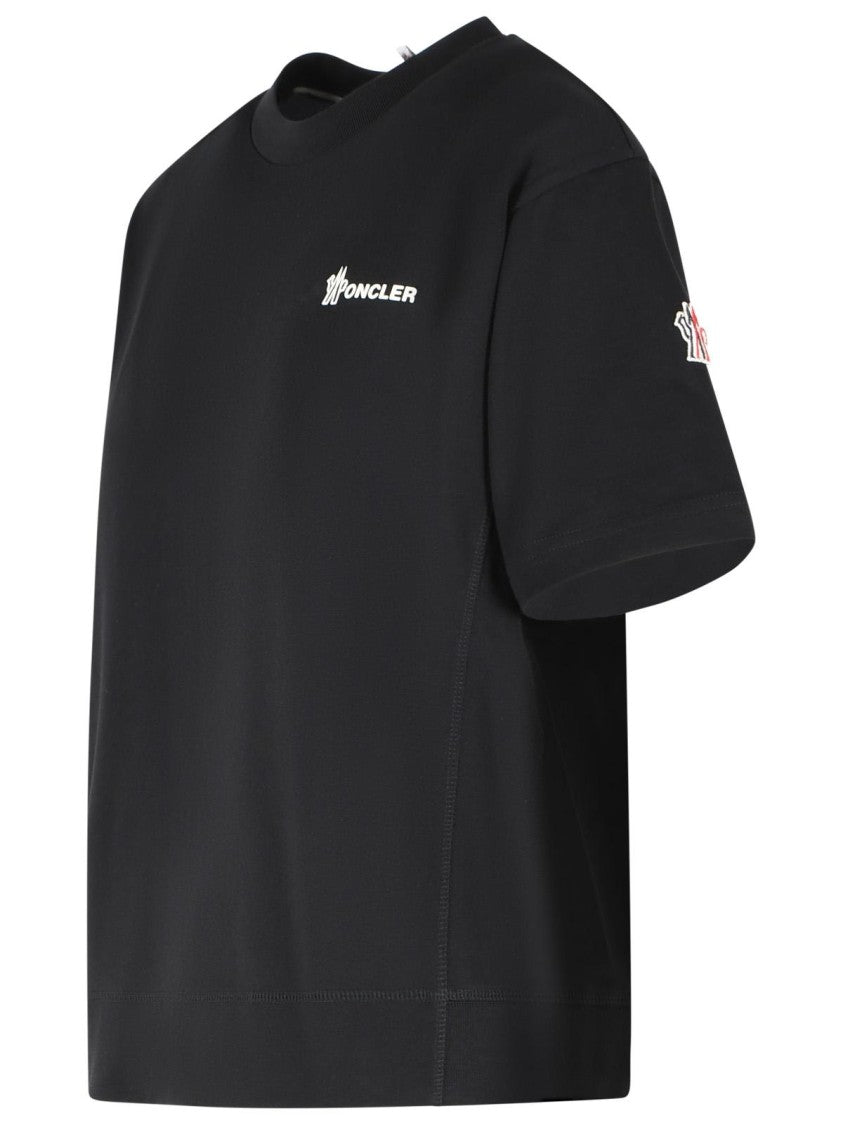 Moncler Grenoble Black Cotton T-Shirt