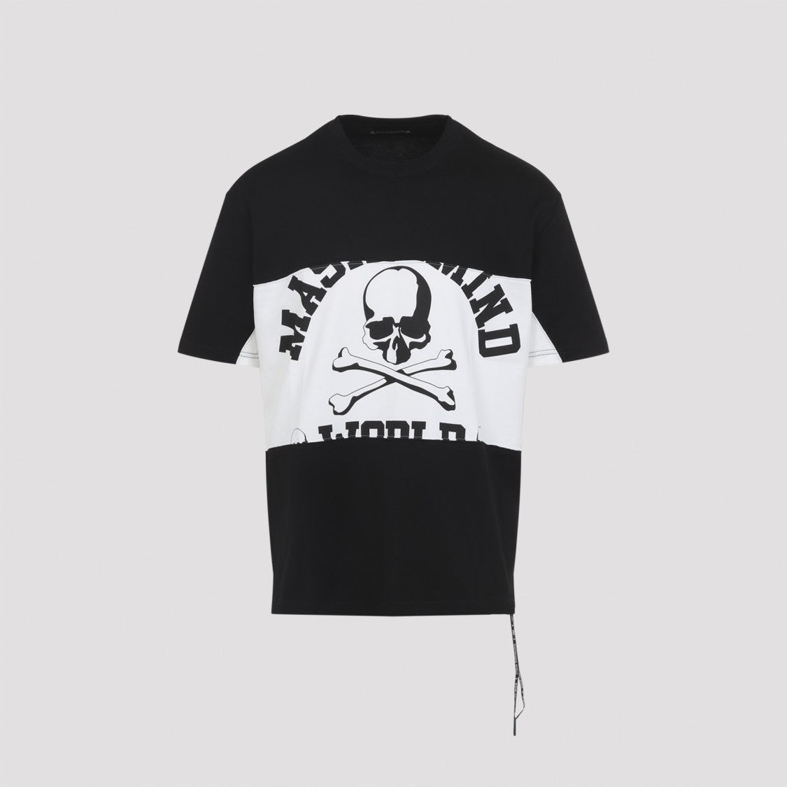 Mastermind Skull Graphic Cotton T-Shirt With Drawstring Hem