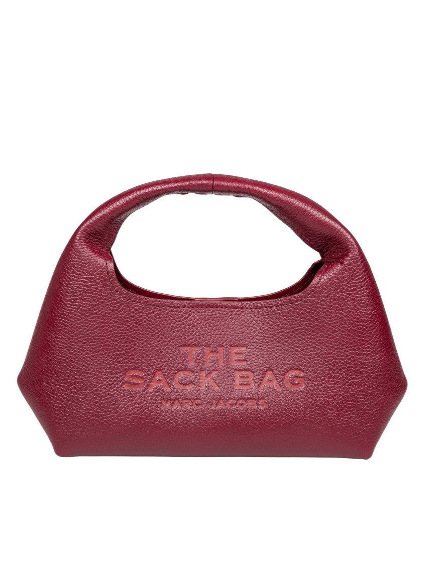 Marc Jacobs The Mini Sack Bag In Cherry Leather