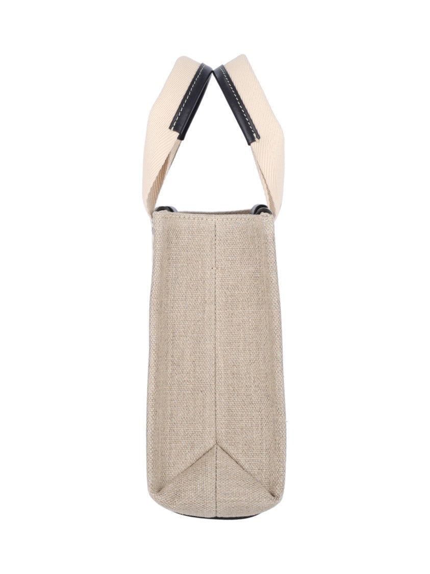 Chloé "Woody" Small Tote Bag Beige