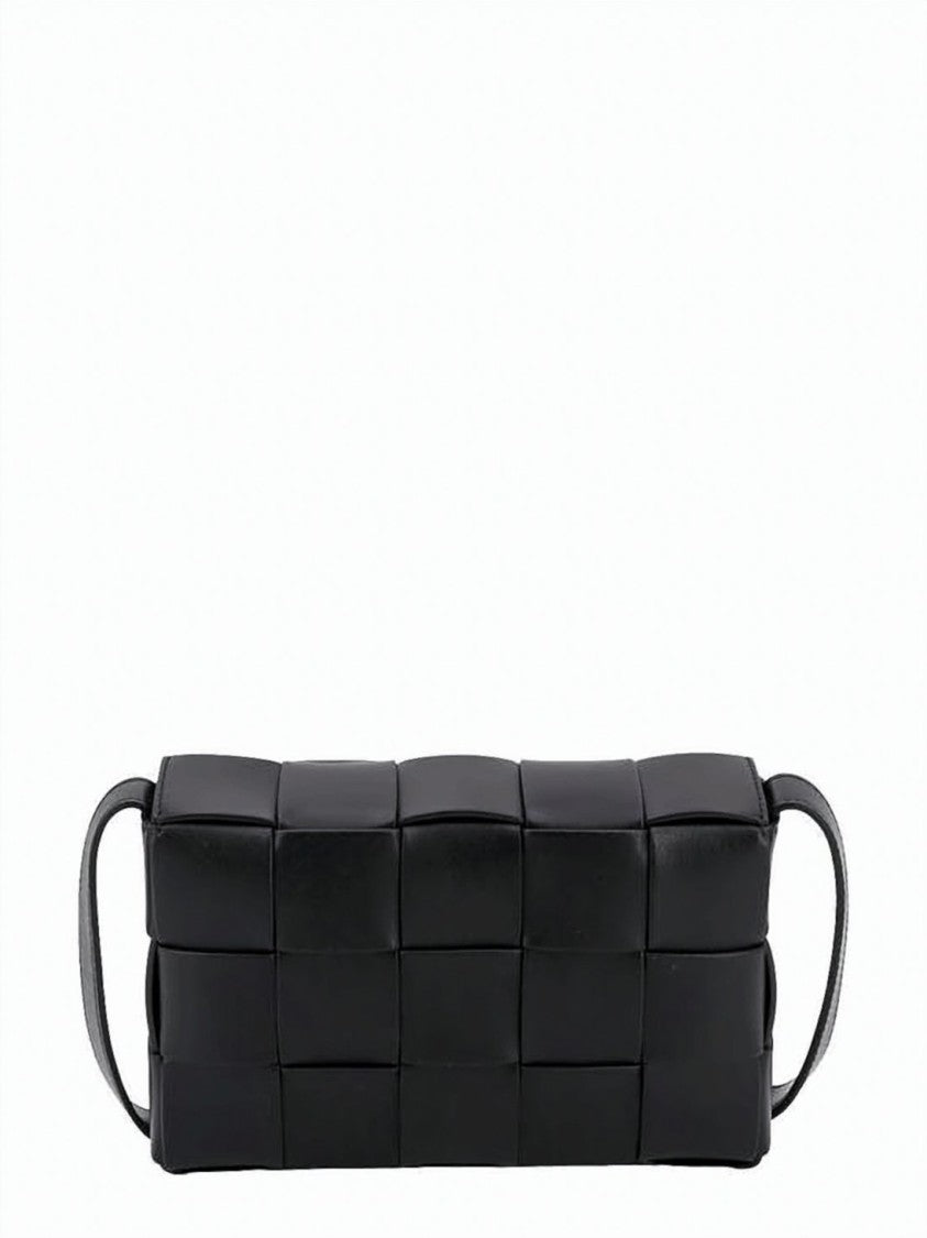 Bottega Veneta Rectangular Shoulder Bag With Distinctive Woven Pattern