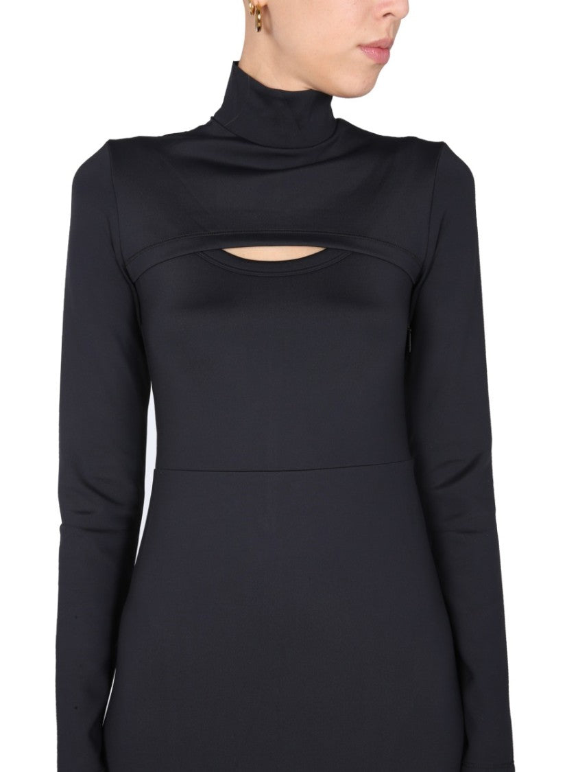 Ambush Polo Neck Midi Dress