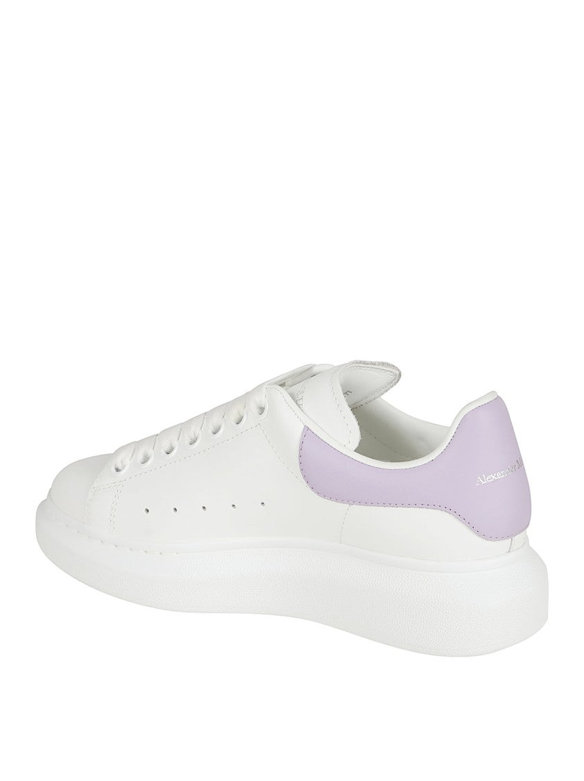 Alexander Mcqueen Oversized Sneakers With Lilac Heel Tab