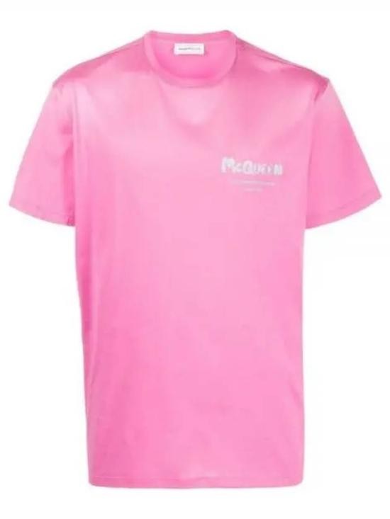 Alexander Mcqueen Short-Sleeved Crew Neck T-Shirt With Subtle Logo Detail