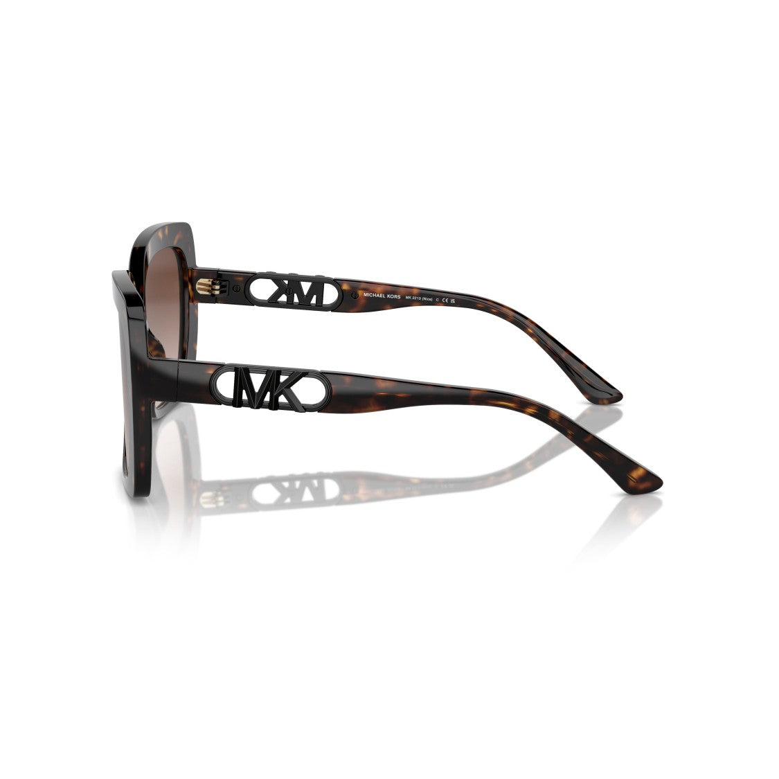 Michael Kors 0Mk2213 Oversized Square Frame Sunglasses With Tortoiseshell Pattern