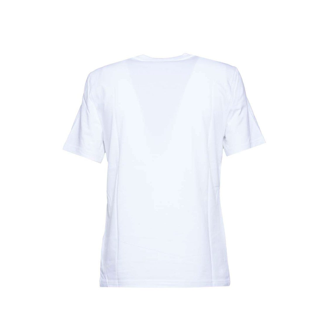 Moschino White Cotton Jersey T-Shirt With Logo Print