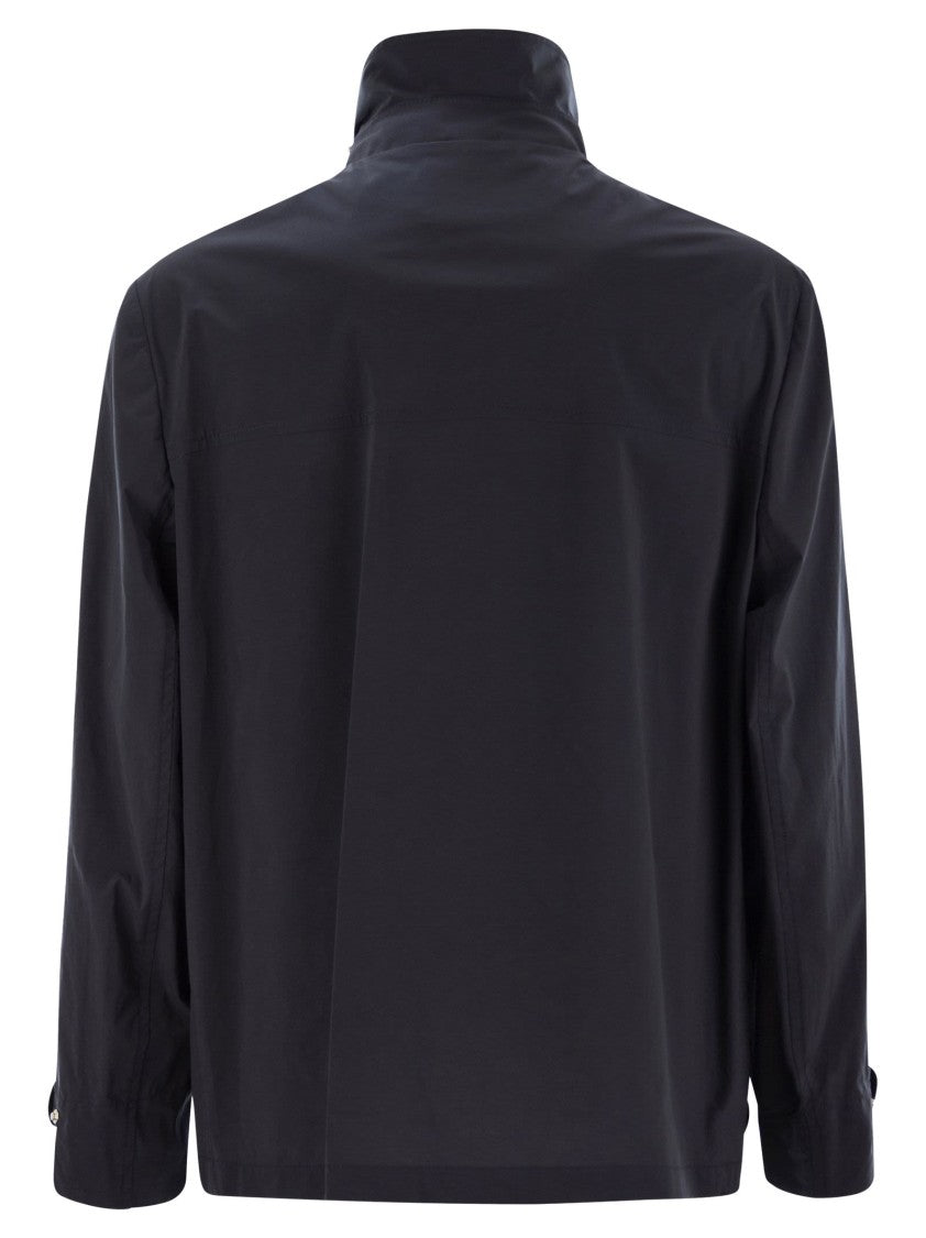 Brunello Cucinelli Waterproof Cotton Outerwear With Sporty Detailing