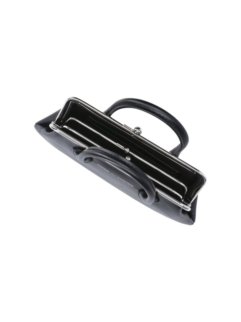 Comme Des Garçons Glossy Finish Dual Handle Trapezoidal Wallet