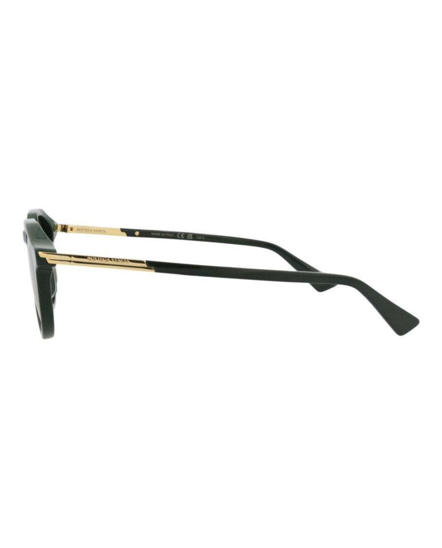 Bottega Veneta Round-Frame Recycled Acetate Sunglasses
