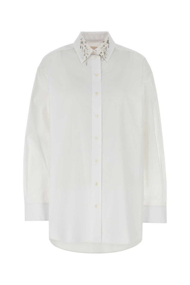 Givenchy White Poplin Oversize Shirt