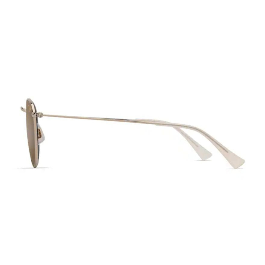 Maui Jim Pukaua Minimalist Round Frame Sunglasses With Adjustable Nose Pads