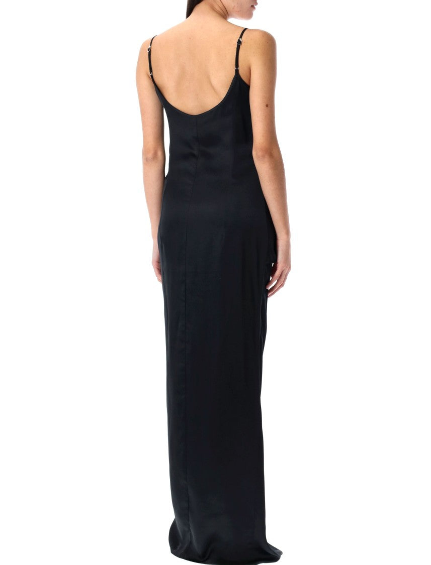 The Attico Satin Long Dress