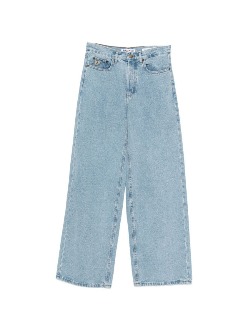 Iois Relaxed Wide-Leg Jeans With Classic Five-Pocket Design