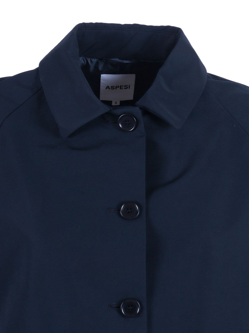 Aspesi Boxy Cropped Flap Pocket Jacket