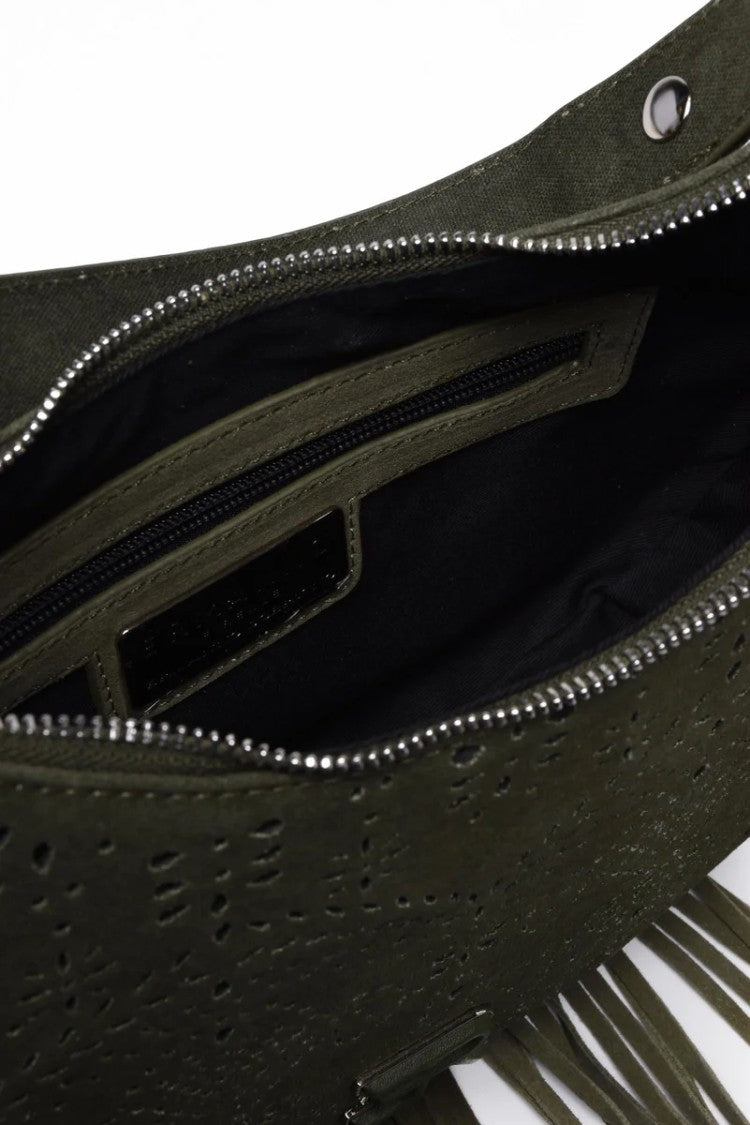 Ermanno Firenze Hobo Terra Canvas Sangallo - Military Green