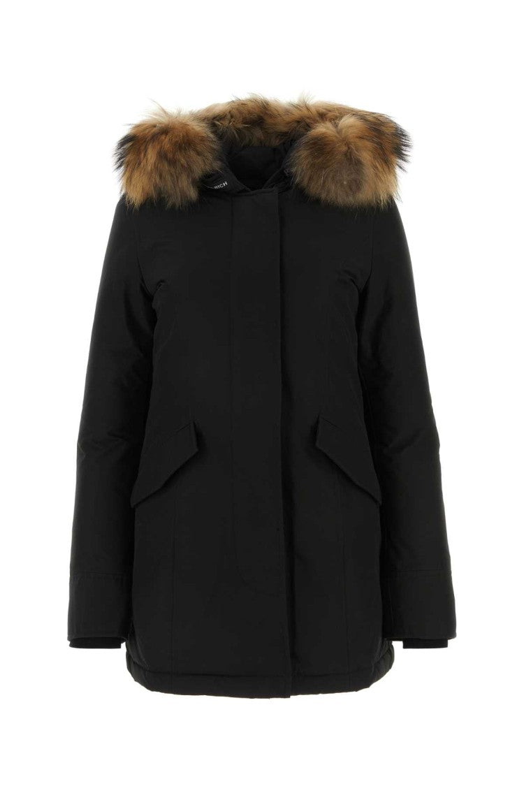 Woolrich Black Nylon Down Jacket