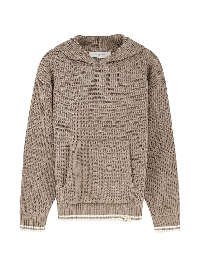 Golden Goose Silk And Nylon Knit Crew Neck Sweater