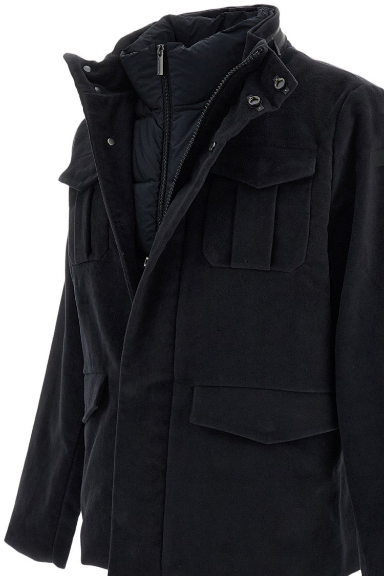 Rrd Blue Moleskin Duck Down Field Jacket