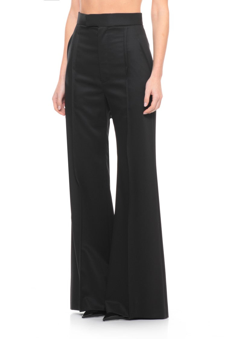 Vivienne Westwood Black Wide Leg Virgin Wool Pants