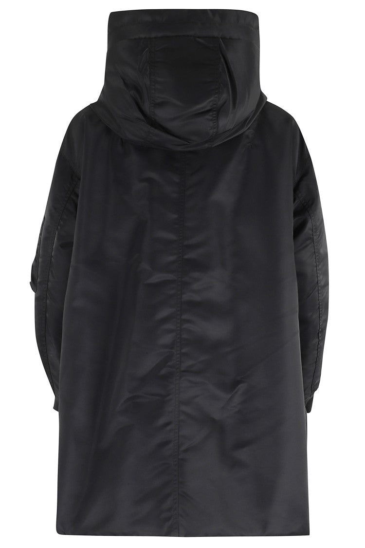 Aspesi Ribbed Bomber Jacket With Removable Hood
