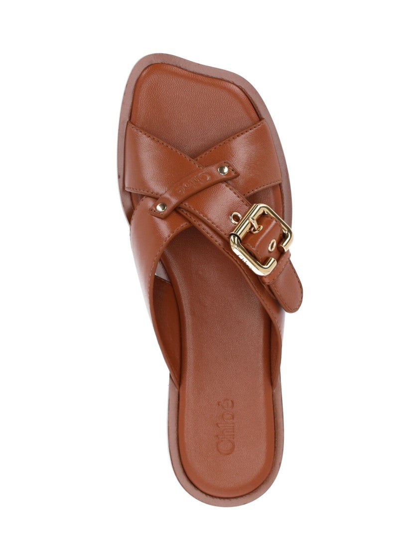 Chloé "Nil" Sandals Brown