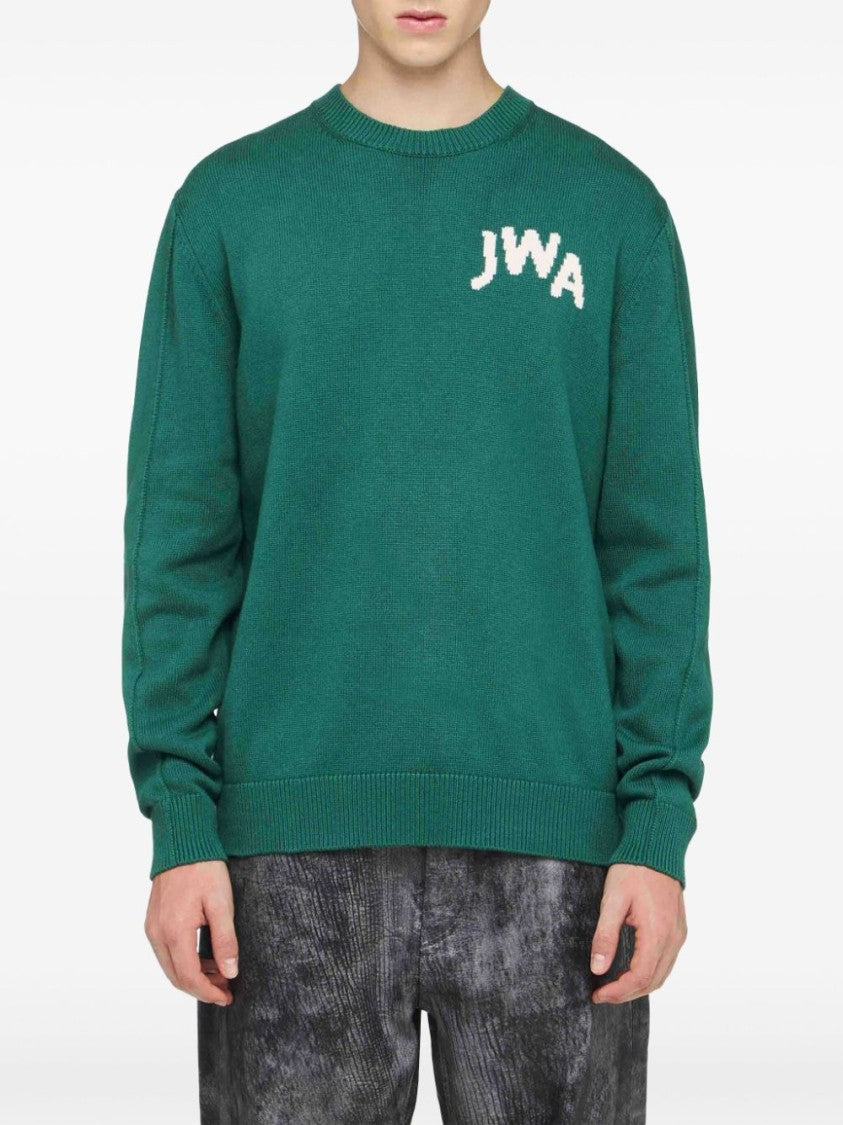 J. W. Anderson Textured Knit Green Sweater