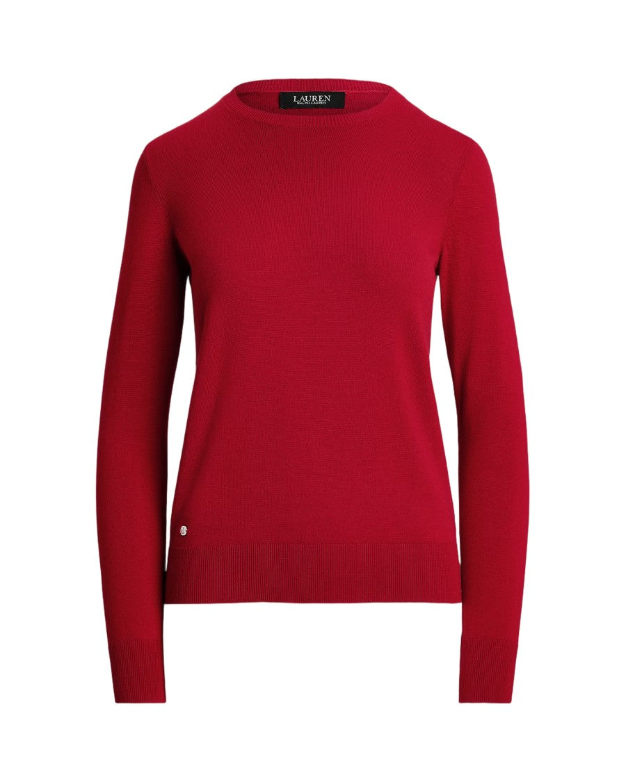 Lauren Ralph Lauren Shavonne Long Sleeve Pullover In Madison Red