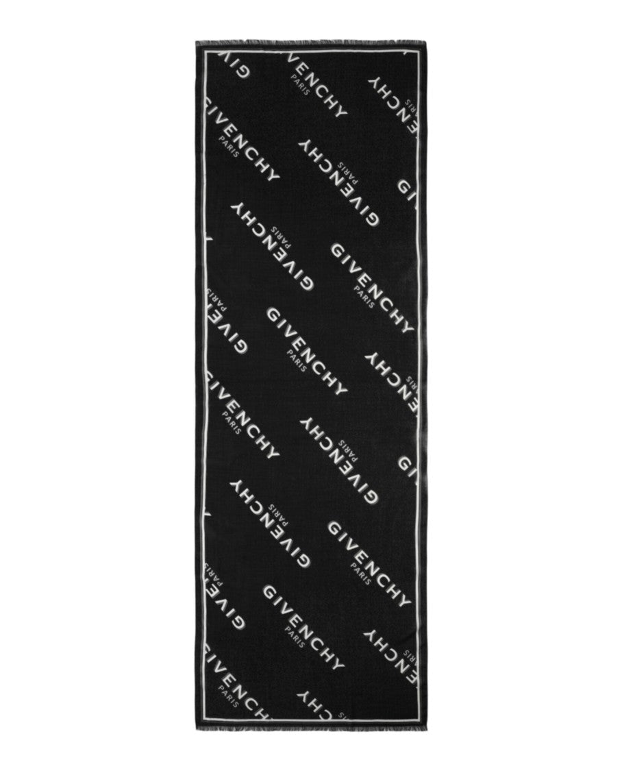 Givenchy Shadow Logo Scarf