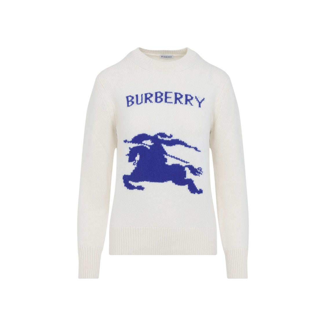Burberry White Wool Sweatshirt