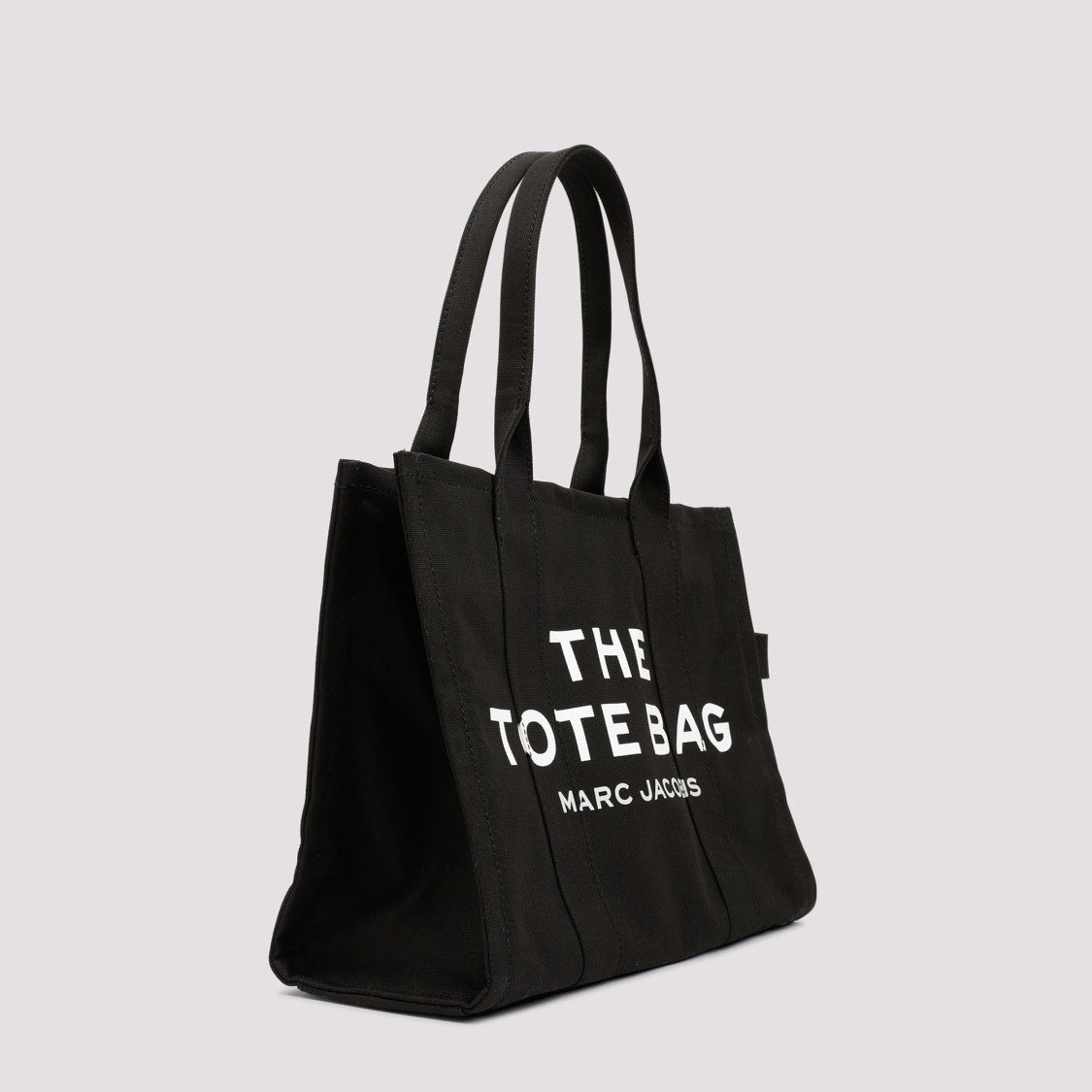 Marc Jacobs The Large Tote Bag In Black Cotton