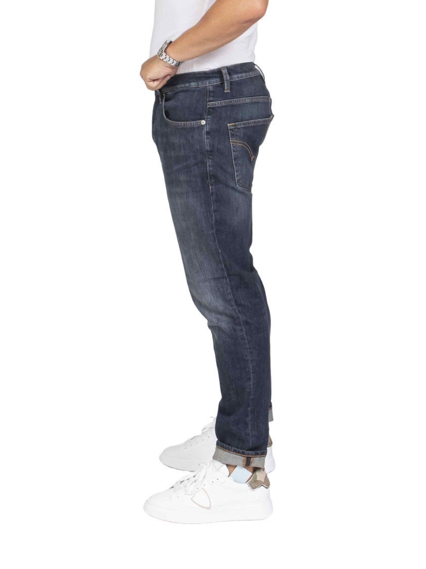 Dondup Brighton Dark Wash Slim Tapered Jeans