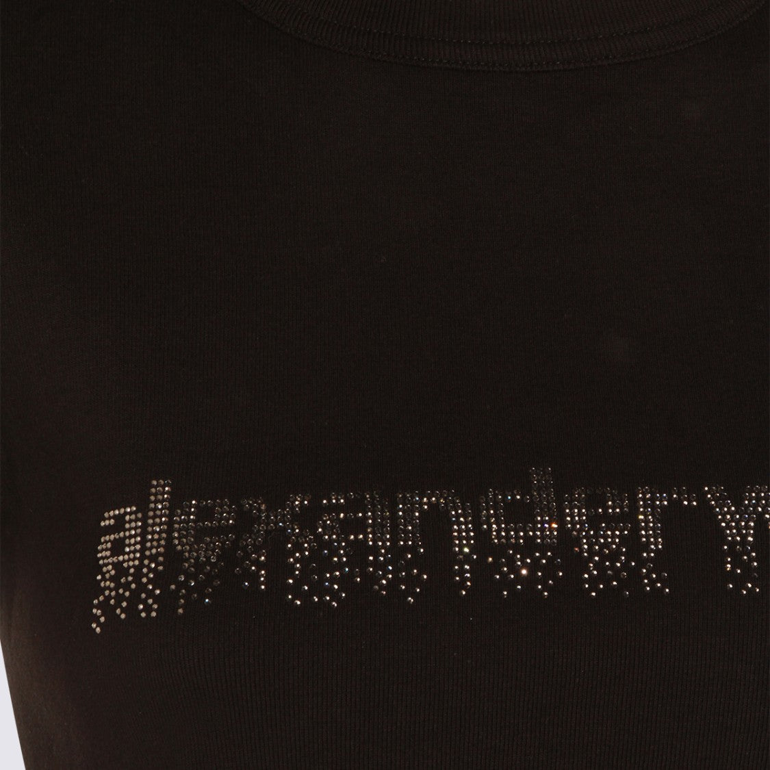Alexander Wang Black Cotton T-Shirt
