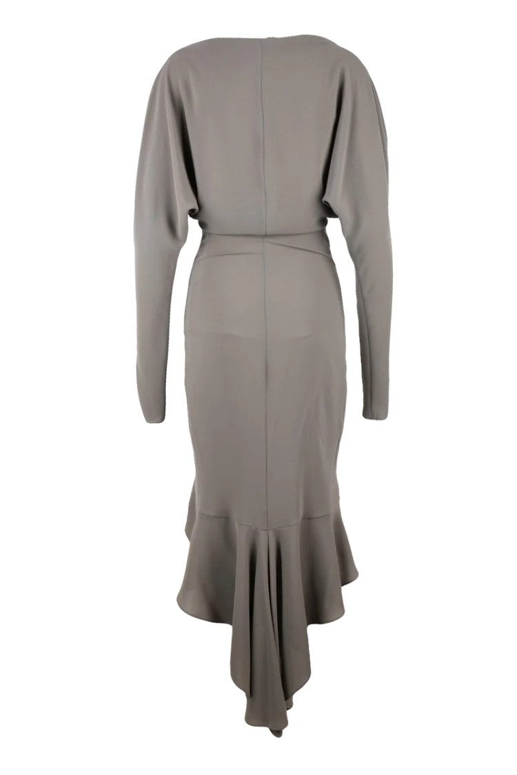Philosophy Di Lorenzo Serafini Long Dress Khaki - Khaki