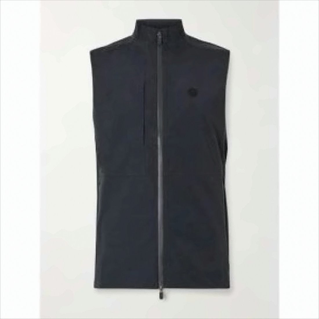 Gfore High-Collar Black Vest With Zippered Pockets