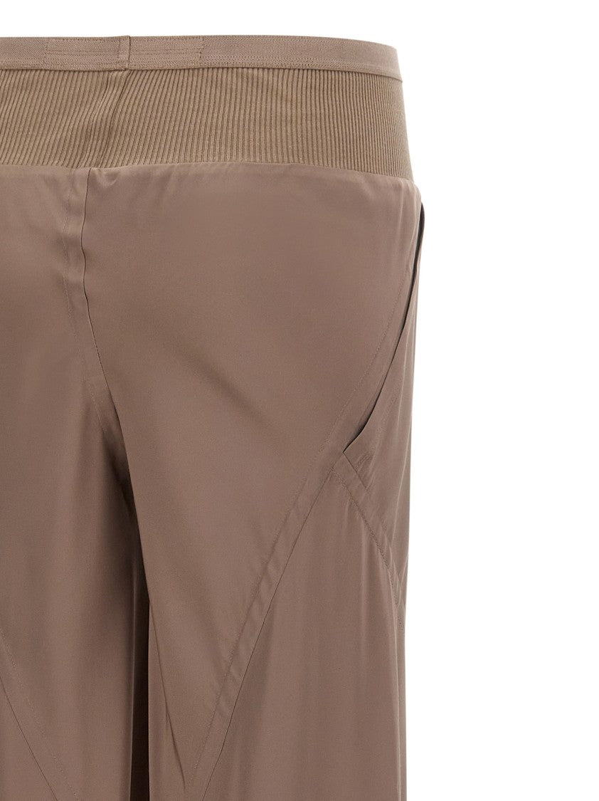 Rick Owens Brown Viscose Blend Pants